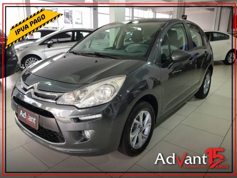 CITROËN - C3 - 2016/2017 - Cinza - R$ 54.900,00